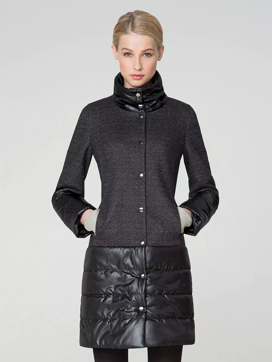 Winter Women's Coat (384 mga larawan): Fashionable 2021 sa sintepsum, hooded, kabataan, lana, para sa buntis, amerikana pababa 643_103
