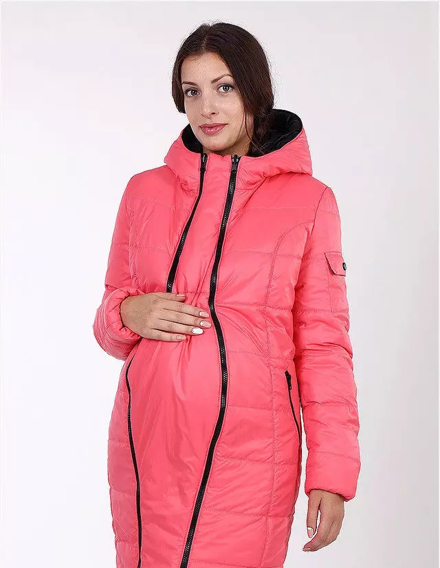 Téli női kabát (384 fotók): divatos 2021 a sintepsumon, kapucnis, ifjúság, gyapjú, terhes, kabát 643_131