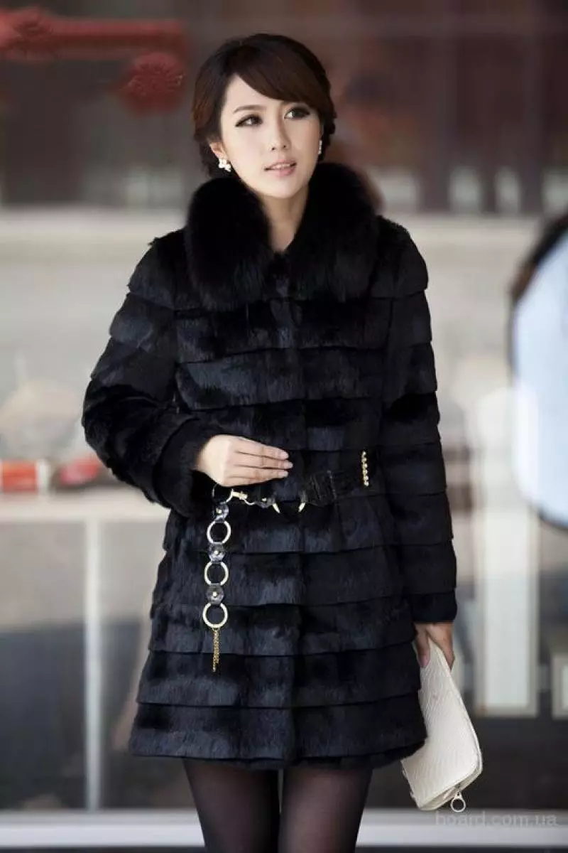 Winter Women's Coat (384 mga larawan): Fashionable 2021 sa sintepsum, hooded, kabataan, lana, para sa buntis, amerikana pababa 643_170