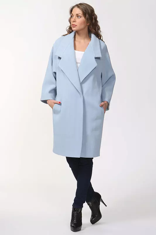 Winter Women's Coat (384 mga larawan): Fashionable 2021 sa sintepsum, hooded, kabataan, lana, para sa buntis, amerikana pababa 643_187