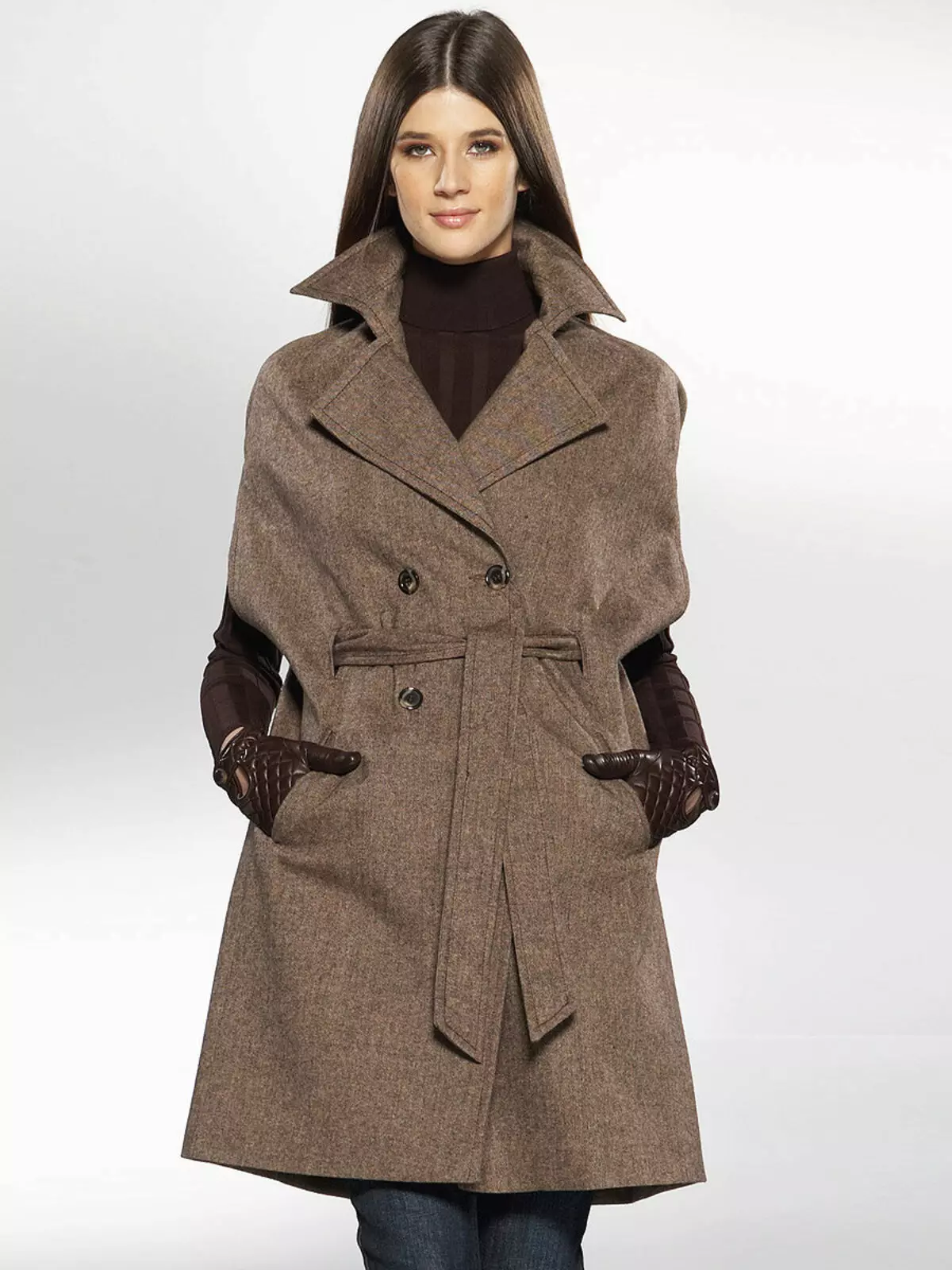 Winter Women's Coat (384 mga larawan): Fashionable 2021 sa sintepsum, hooded, kabataan, lana, para sa buntis, amerikana pababa 643_224