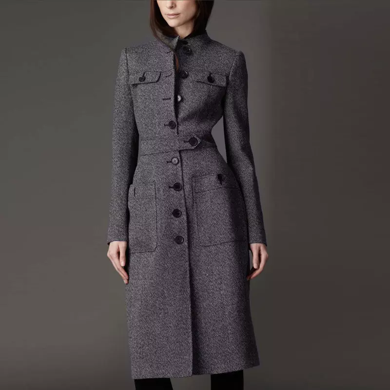 Winter Women's Coat (384 mga larawan): Fashionable 2021 sa sintepsum, hooded, kabataan, lana, para sa buntis, amerikana pababa 643_227