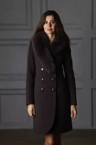 Winter Women's Coat (384 mga larawan): Fashionable 2021 sa sintepsum, hooded, kabataan, lana, para sa buntis, amerikana pababa 643_29