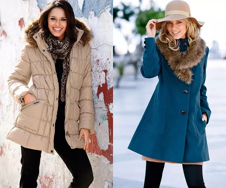 Winter Women's Coat (384 mga larawan): Fashionable 2021 sa sintepsum, hooded, kabataan, lana, para sa buntis, amerikana pababa 643_320