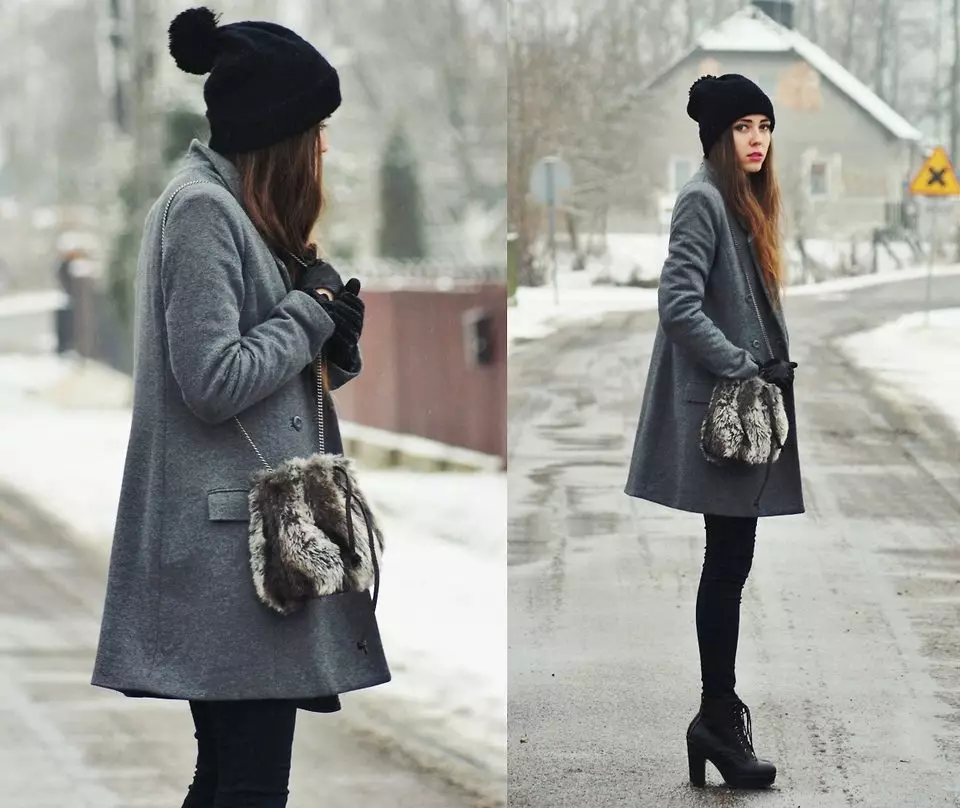 Winter Women's Coat (384 mga larawan): Fashionable 2021 sa sintepsum, hooded, kabataan, lana, para sa buntis, amerikana pababa 643_363