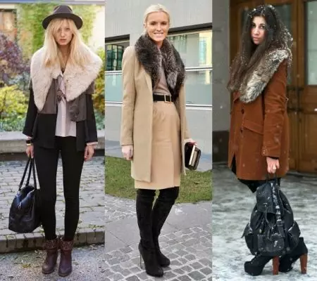 Winter Women's Coat (384 mga larawan): Fashionable 2021 sa sintepsum, hooded, kabataan, lana, para sa buntis, amerikana pababa 643_371
