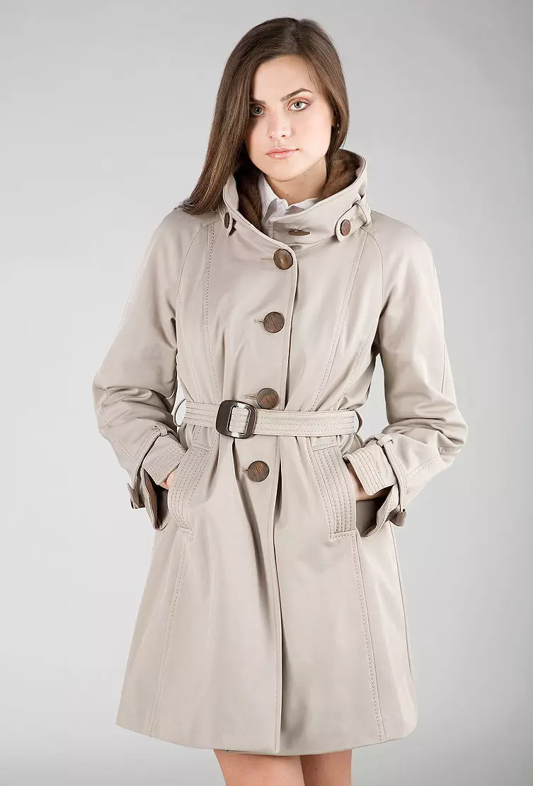 Winter Women's Coat (384 mga larawan): Fashionable 2021 sa sintepsum, hooded, kabataan, lana, para sa buntis, amerikana pababa 643_48