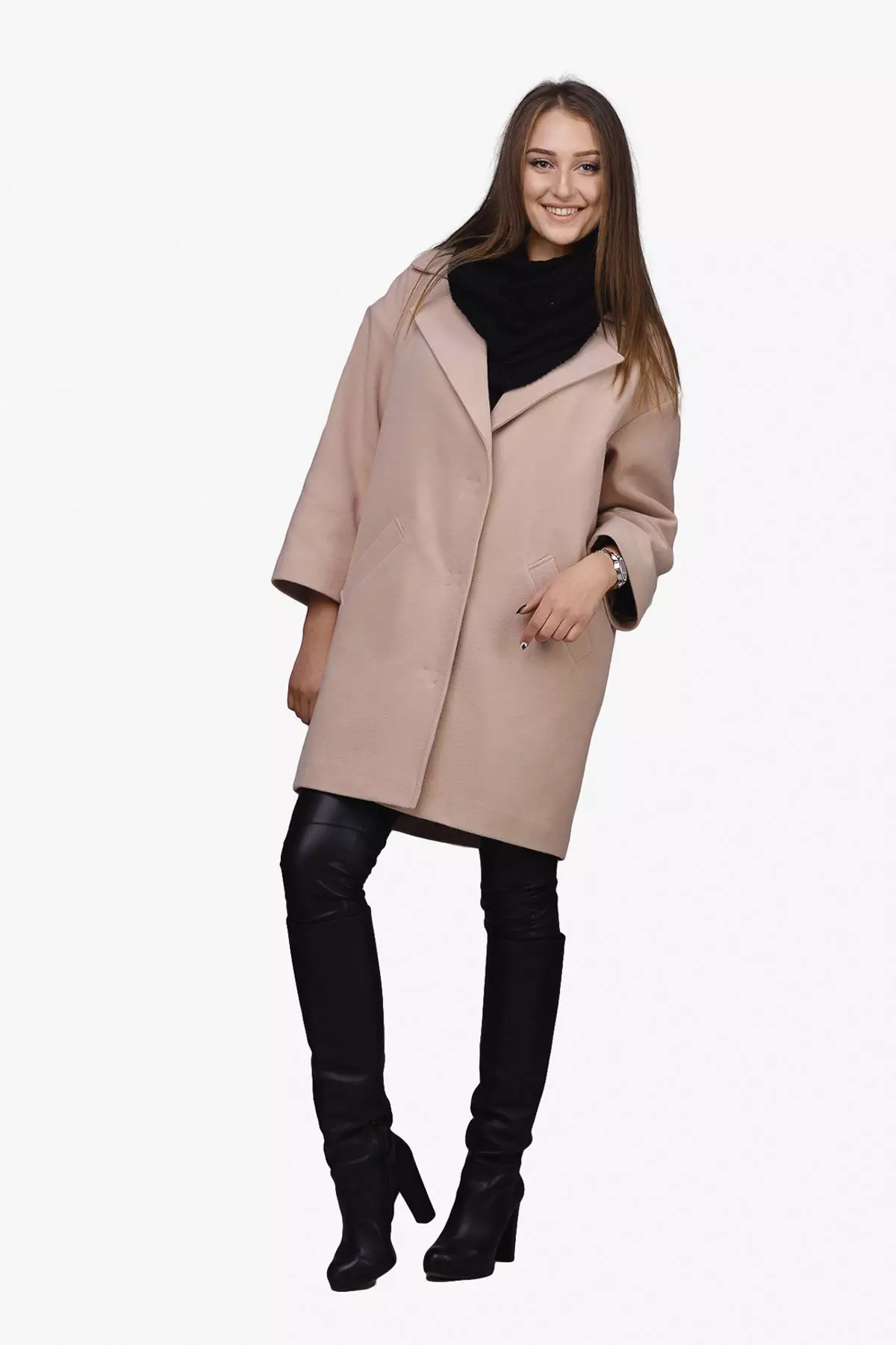 Téli női kabát (384 fotók): divatos 2021 a sintepsumon, kapucnis, ifjúság, gyapjú, terhes, kabát 643_57