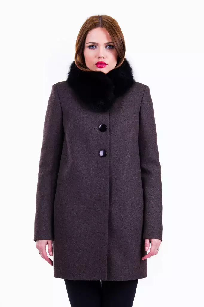 Téli női kabát (384 fotók): divatos 2021 a sintepsumon, kapucnis, ifjúság, gyapjú, terhes, kabát 643_9