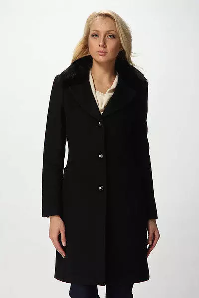 Зимски капут со крзно јака (306 фотографии): женски кожен капут, волнена, завеса, маскирана, модел 644_118
