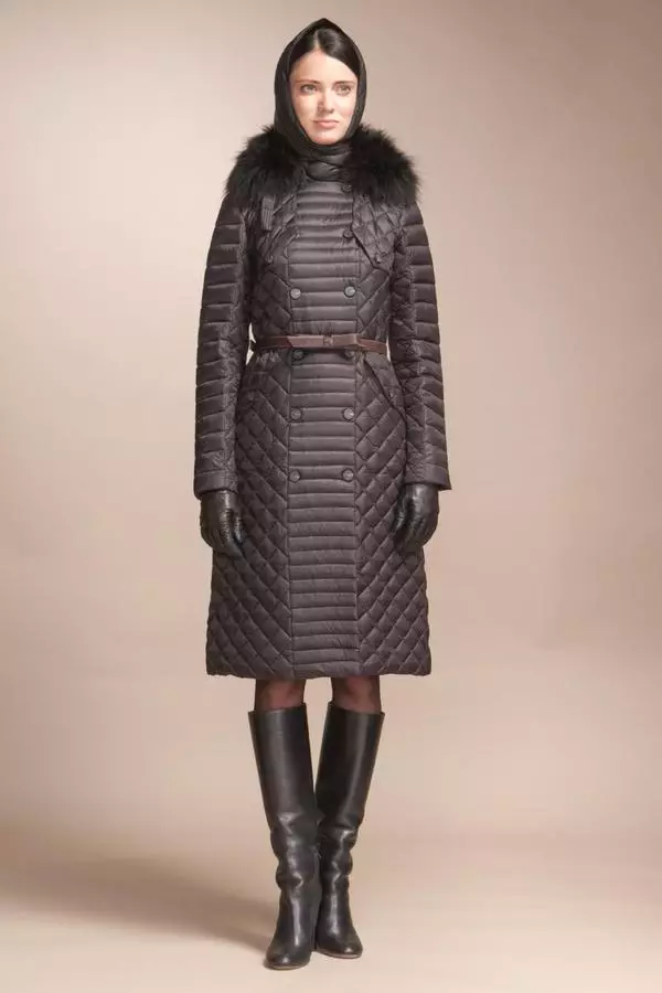 Зимски капут со крзно јака (306 фотографии): женски кожен капут, волнена, завеса, маскирана, модел 644_121