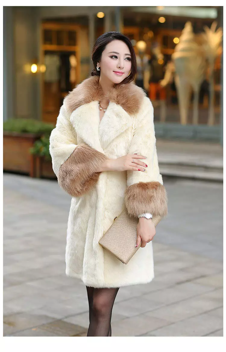 Зимски капут со крзно јака (306 фотографии): женски кожен капут, волнена, завеса, маскирана, модел 644_133