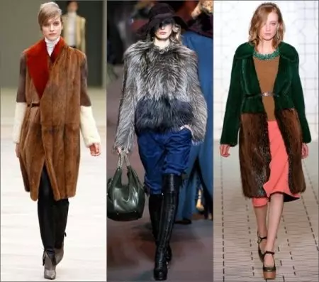 Зимски капут со крзно јака (306 фотографии): женски кожен капут, волнена, завеса, маскирана, модел 644_181