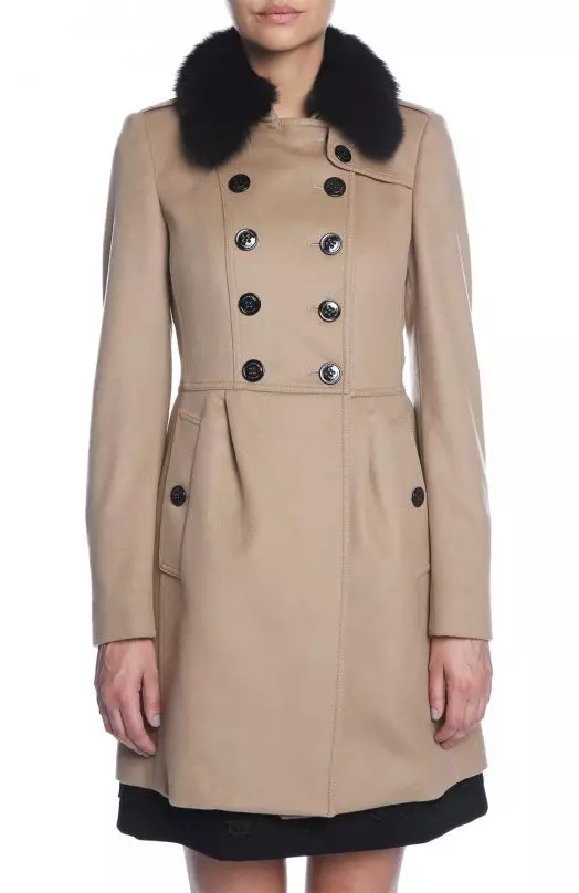 Зимски капут со крзно јака (306 фотографии): женски кожен капут, волнена, завеса, маскирана, модел 644_55