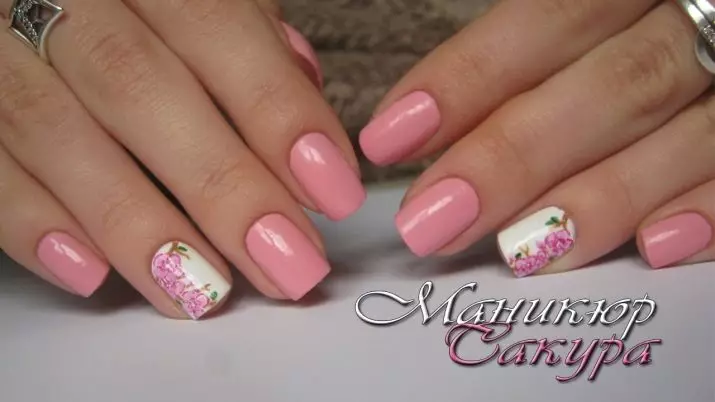 Sakura on the nails (32 photos): manicure design with sakura branches. How to turn a tree step bypass? 6462_2