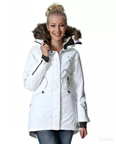 White Park (39 foto): Wanita Musim Sejuk dan Jaket Putih Spring 647_21