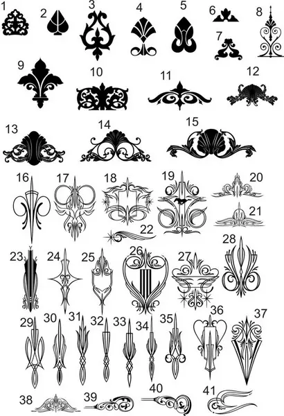 爪のモノグラム（87枚の写真）：シンプルなパターンとカールを持つスキームとステンシルやドットのカールを持つマニキュアデザイン 6514_54