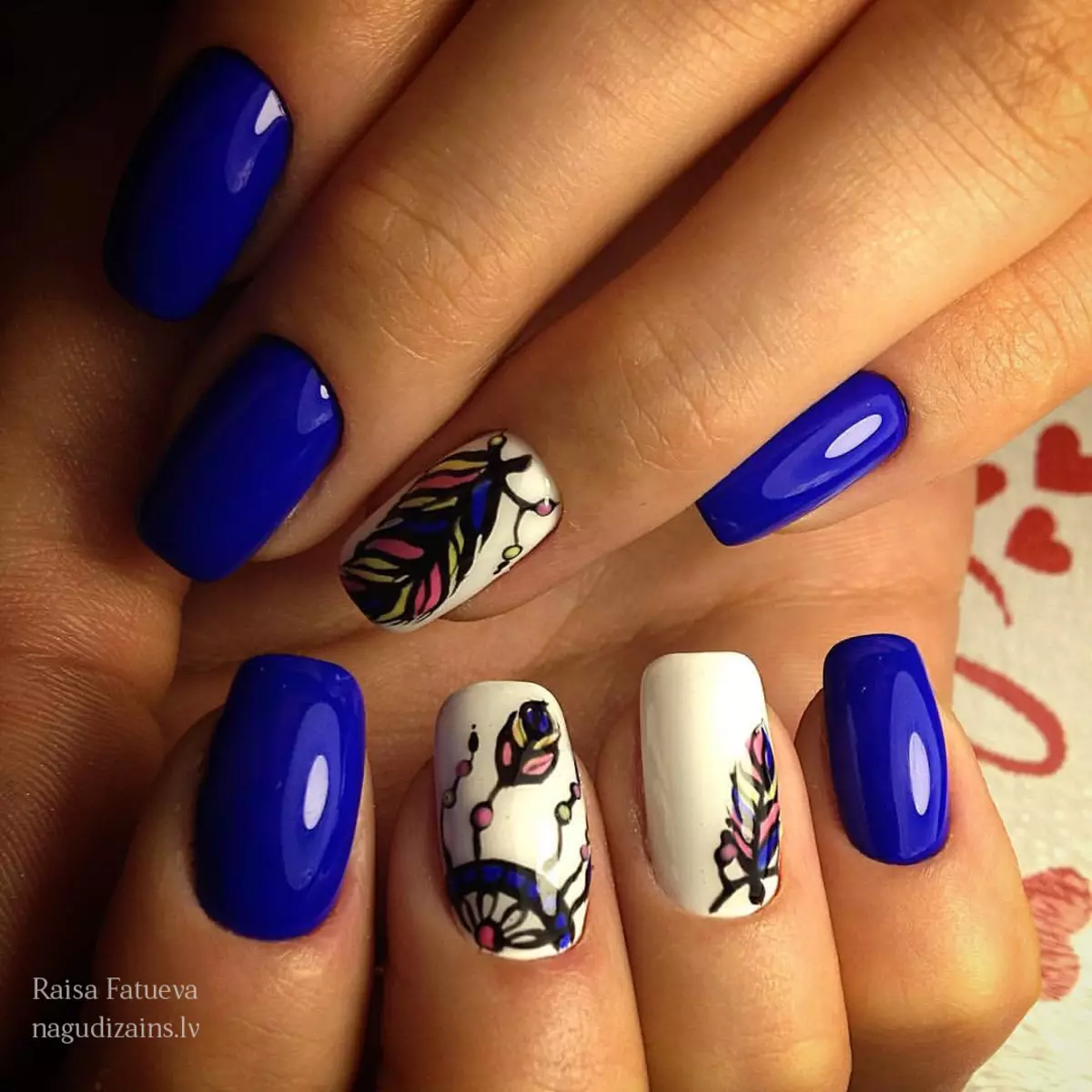 Dream Catcher su Nails (56 foto): Design manicure con disegno talismano 6530_10