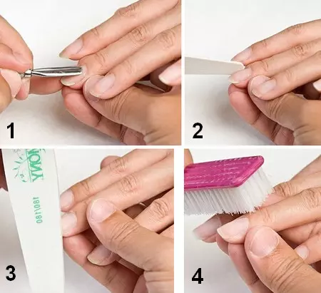 Как да отглеждаме ноктите? 50 снимки Как да стъпка по стъпка за отглеждане на ноктите с гел и акрил у дома? Как да премахнете екстензивни нокти? 6546_18