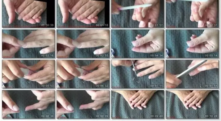 Overhead Nails (52 billeder): Sådan lim dine negle til dine fødder? Hvor meget kan selvklæbende falske negle og hvor længe holder de? 6547_34