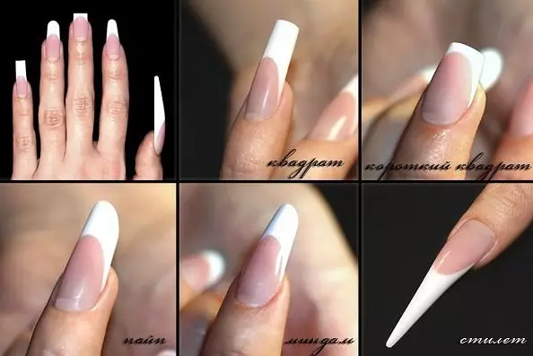 Nail Extension (114 bilder): Gelförlängning. Hur man gör vackra omfattande naglar? Recensioner 6572_15