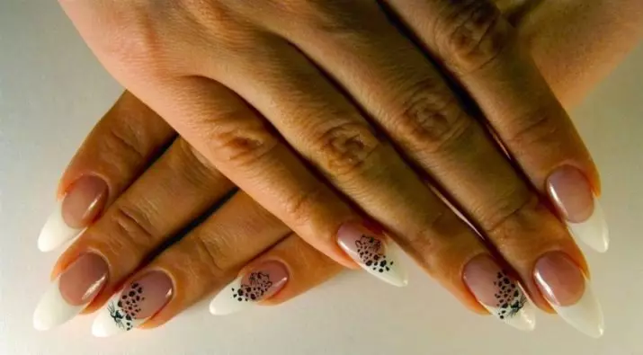 Pictures on extensive nails (32 photos): nail extension gel. Beautiful design options 6595_10