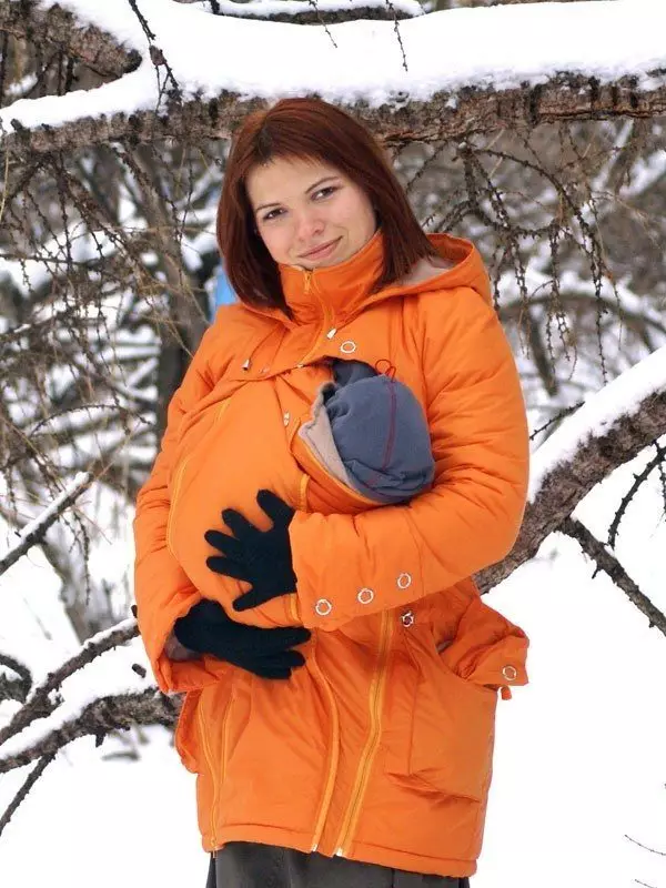 冬季公園孕婦（36張）：型號，如何選擇 663_16