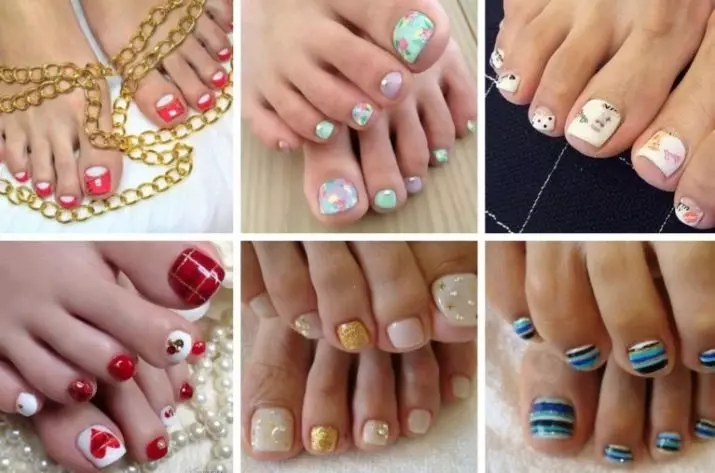Summer Pedicure (70 photos): design for summer, beautiful options and ideas of fashionable or neutral nail decoration 6642_30