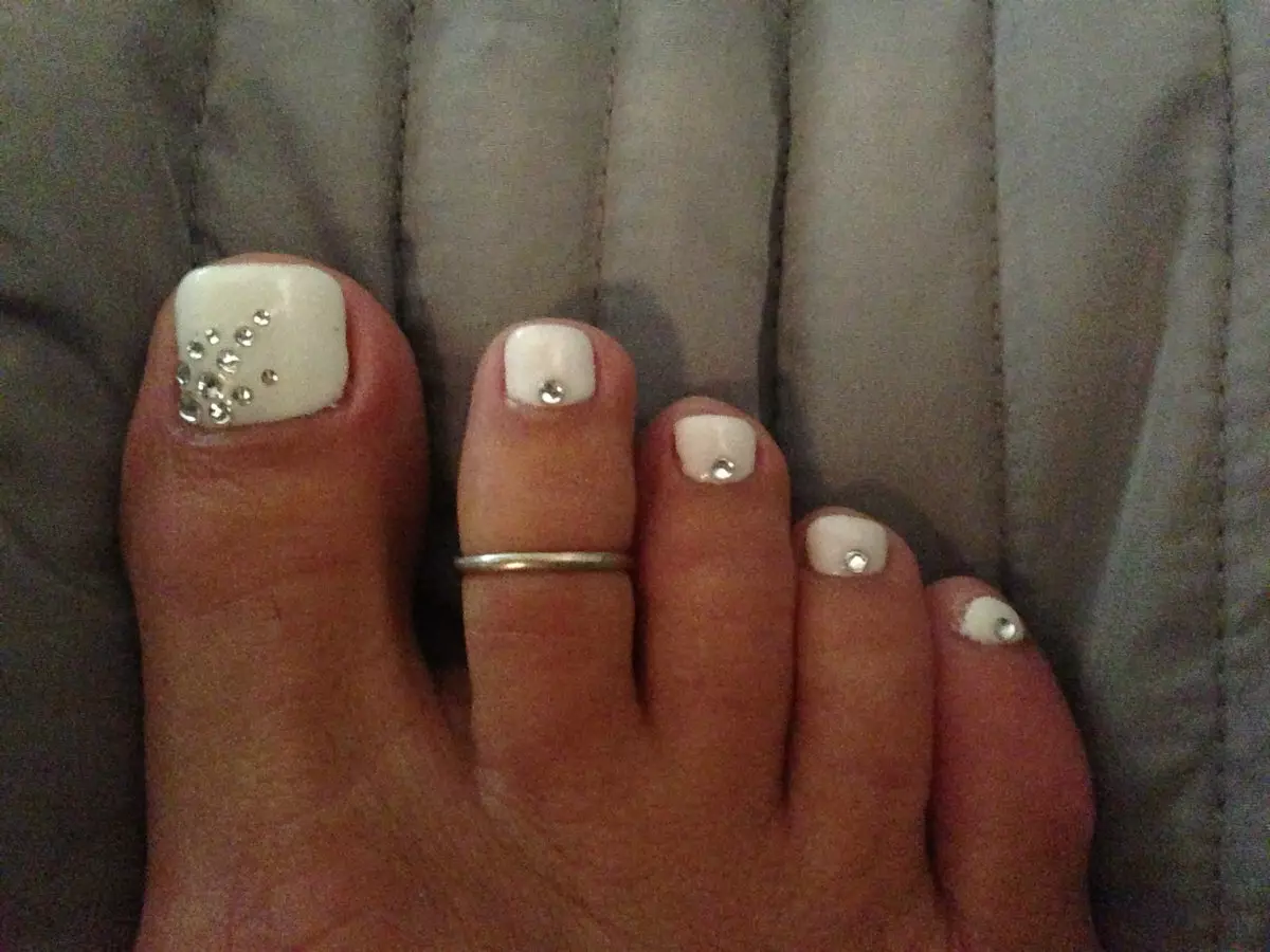 Pedicure único (35 fotos): criar um belo design de unhas 6644_15