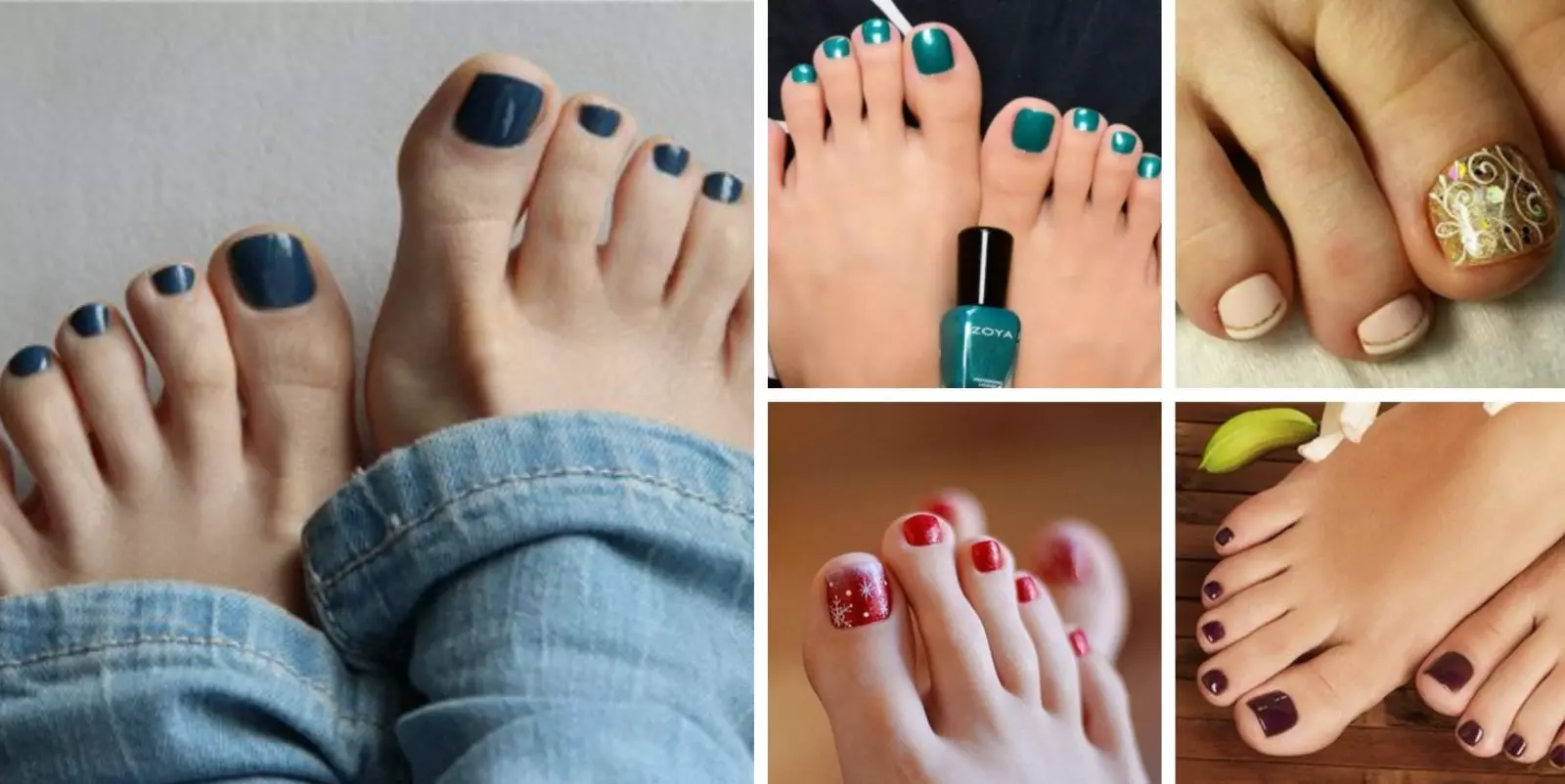 Pedicure único (35 fotos): criar um belo design de unhas 6644_2