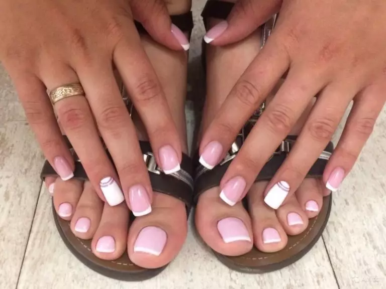 Pedicure único (35 fotos): criar um belo design de unhas 6644_28