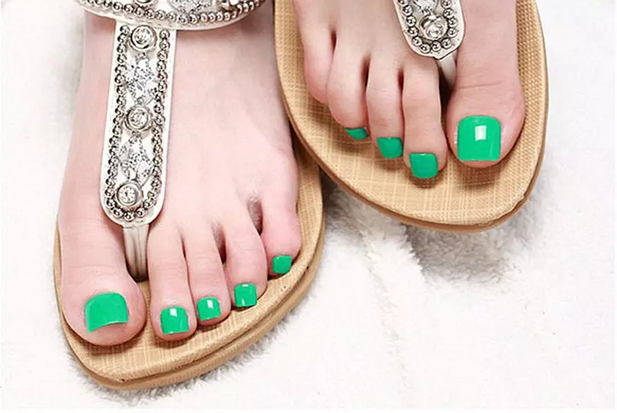 Pedicure único (35 fotos): criar um belo design de unhas 6644_5