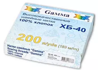 Filmes gamma: carte de couleur avec noms de couleur et chiffres, fils de couture de mélange, spandex et viscose 6676_6