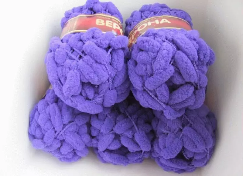 Fíos de tricotar: Propiedades do fío volumétrico para tricô sen raios, fabricantes 6705_28