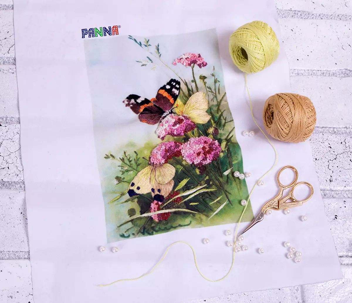 Panna Embroidery Sets: Cross-Stitch at Beads, Pillows, Brooches at iba pang mga scheme mula sa kumpanya 6710_15