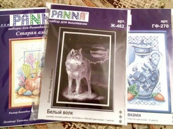 Panna Embroidery Sets: Cross-Stitch at Beads, Pillows, Brooches at iba pang mga scheme mula sa kumpanya 6710_5