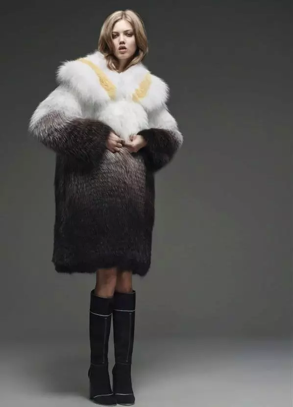 Γυναικεία γούνα παλτά από φυσική γούνα (65 φωτογραφίες): Πώς να μάθετε ένα φυσικό παλτό γούνας ή όχι πόσο 694_8
