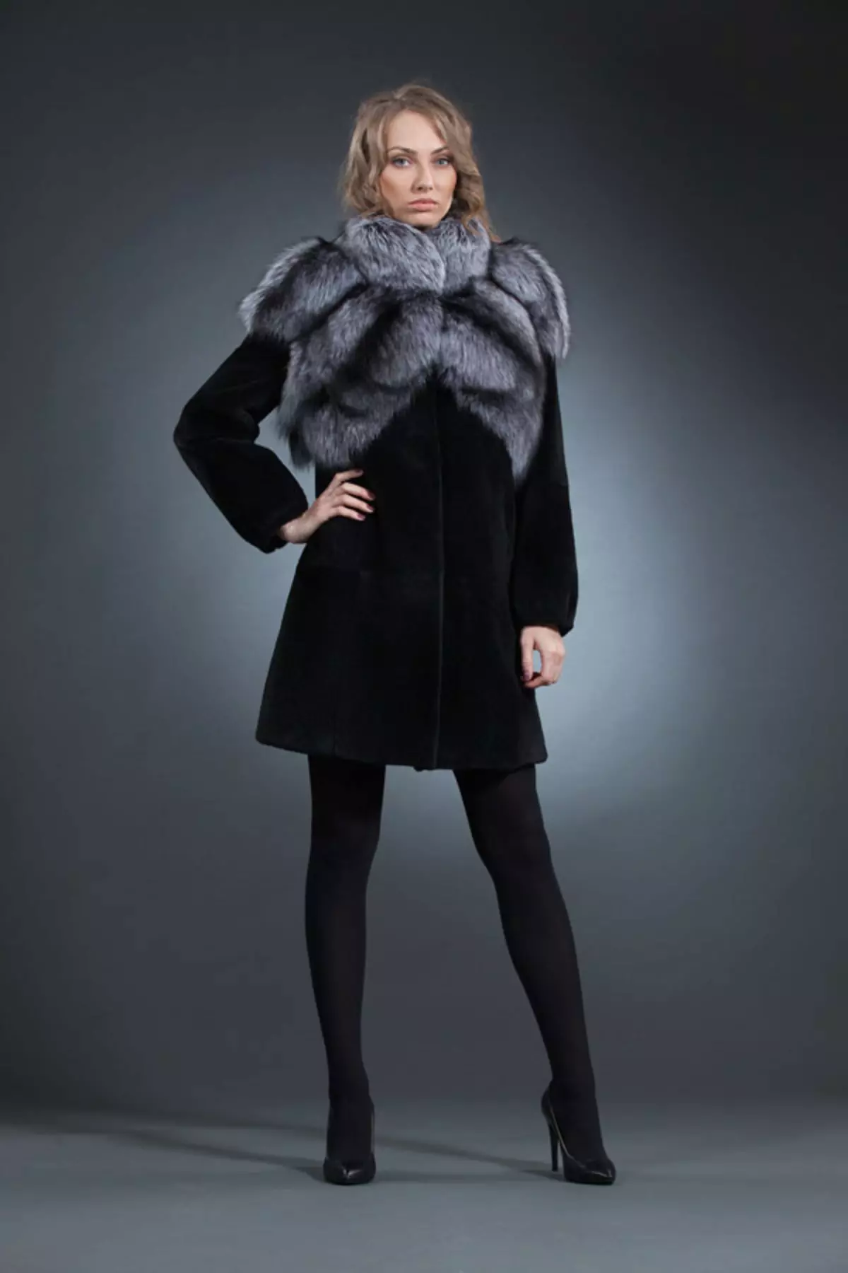 Sweething Fur Srits (80 fotografií): veľké modely veľkosti, ako si vybrať kožušinu z Nutria, recenzií 699_61