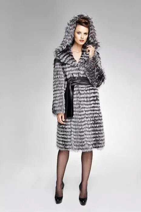針織毛皮大衣（50張）：從紗線，皮草外套帶針織袖，從針織毛皮，從羊毛，針織基礎 718_19