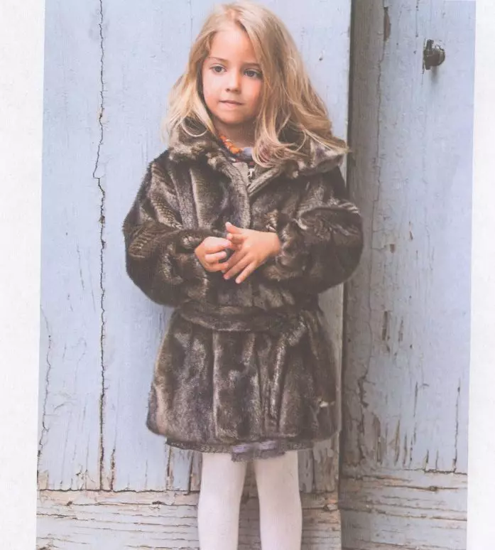 Pelsjakke for en jente (101 bilder): Barnas pelsjakker for en tenåringspike 12 år gammel, pelsjakke på jenter 1-3 år, 4-7 og 8-10 år 719_51
