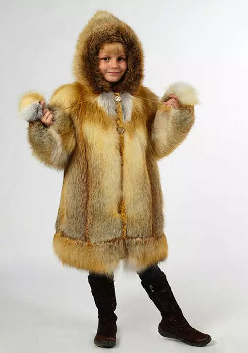 Pelsjakke for en jente (101 bilder): Barnas pelsjakker for en tenåringspike 12 år gammel, pelsjakke på jenter 1-3 år, 4-7 og 8-10 år 719_62