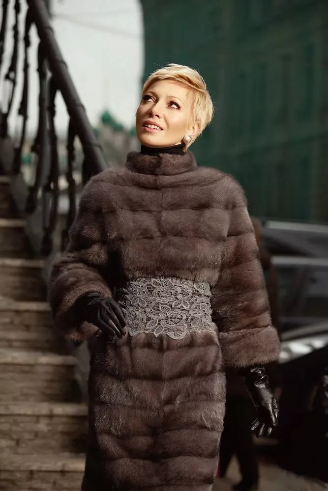 毛皮コート用ベルト（40写真）：革、インナーベルト、壊れた、黒、長い、広いベルト、サテン、ストレート 723_25