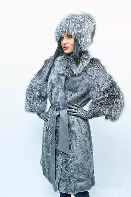 Kozlík кожено палто (71 снимки): от коза кожа, от планинска коза, с качулка, от съкратен коза, колко струва, палто палто, мнения 730_4