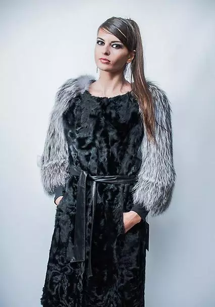 Áo khoác lông Kozlik (71 hình ảnh): Từ lông dê, từ một con dê núi, với mũ trùm đầu, ngoài một con dê ngưng tụ, bao nhiêu chi phí, áo khoác, đánh giá 730_6
