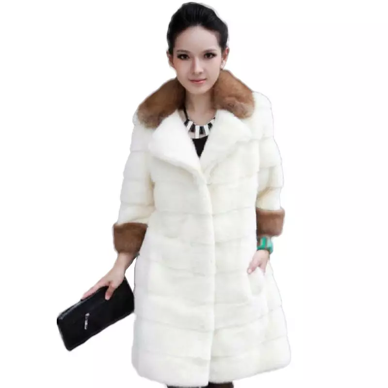 White Rabbit Fur Coat (32 Foto): Hooded, Bagaimana Membersihkan 732_13