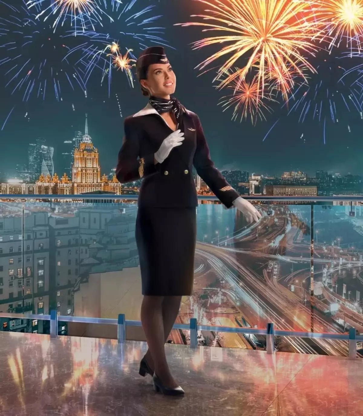 Obrazac za stjuardesa i stjuardesa (48 fotografija): Uniforme različitih zrakoplovnih tvrtki u svijetu. Najljepše muške i ženske odjeće od Aeroflota Rusije. Što ga čini? 7332_25