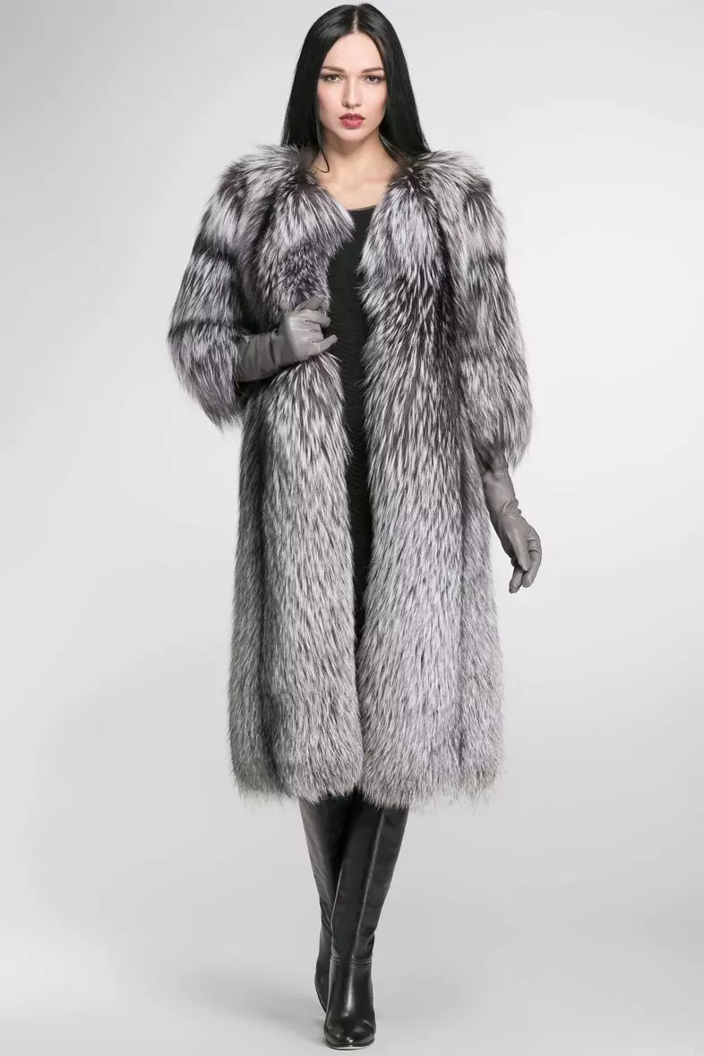 Chernoburki fur coat (101 mga larawan): mga review, niniting fur coat, kung magkano ang mga gastos, fur coat, sa isang niniting na batayan, autoled, mula sa mga piraso 737_10