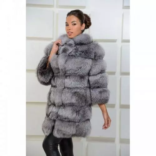 Chernoburki Fur Coat (101 bilder): anmeldelser, strikket pelsjakke, hvor mye kostnader, pelsjakke, på strikket, autoled, fra stykker 737_13