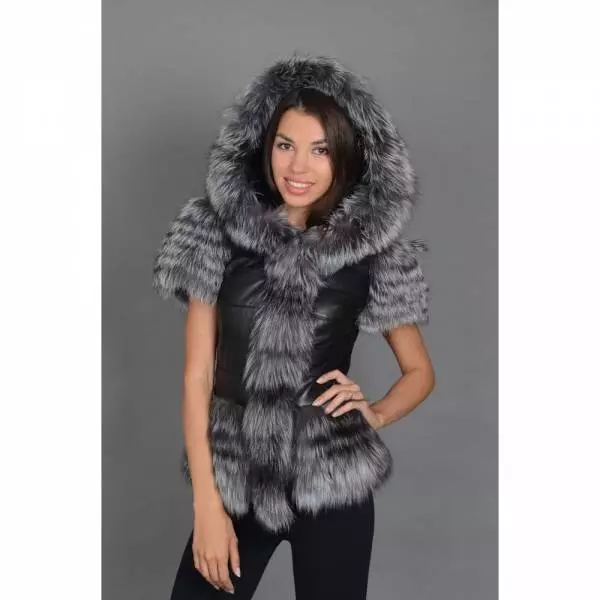Chernoburki fur coat (101 mga larawan): mga review, niniting fur coat, kung magkano ang mga gastos, fur coat, sa isang niniting na batayan, autoled, mula sa mga piraso 737_45