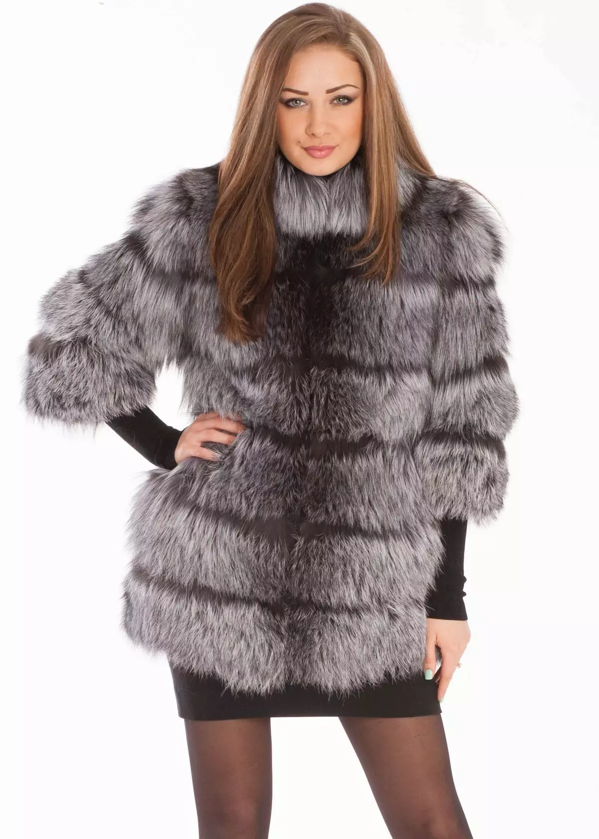 Chernoburki fur coat (101 mga larawan): mga review, niniting fur coat, kung magkano ang mga gastos, fur coat, sa isang niniting na batayan, autoled, mula sa mga piraso 737_9